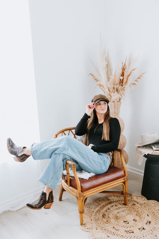 Nutbrown Saddle Earflap Hat