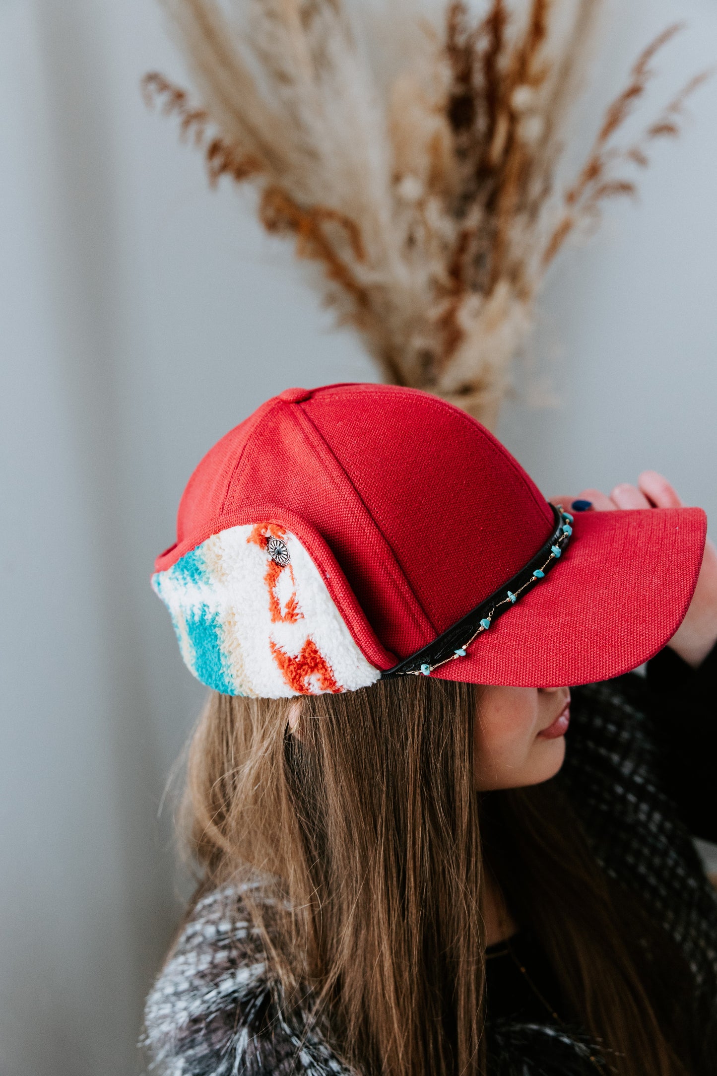 Burgundy Belle Earflap Hat