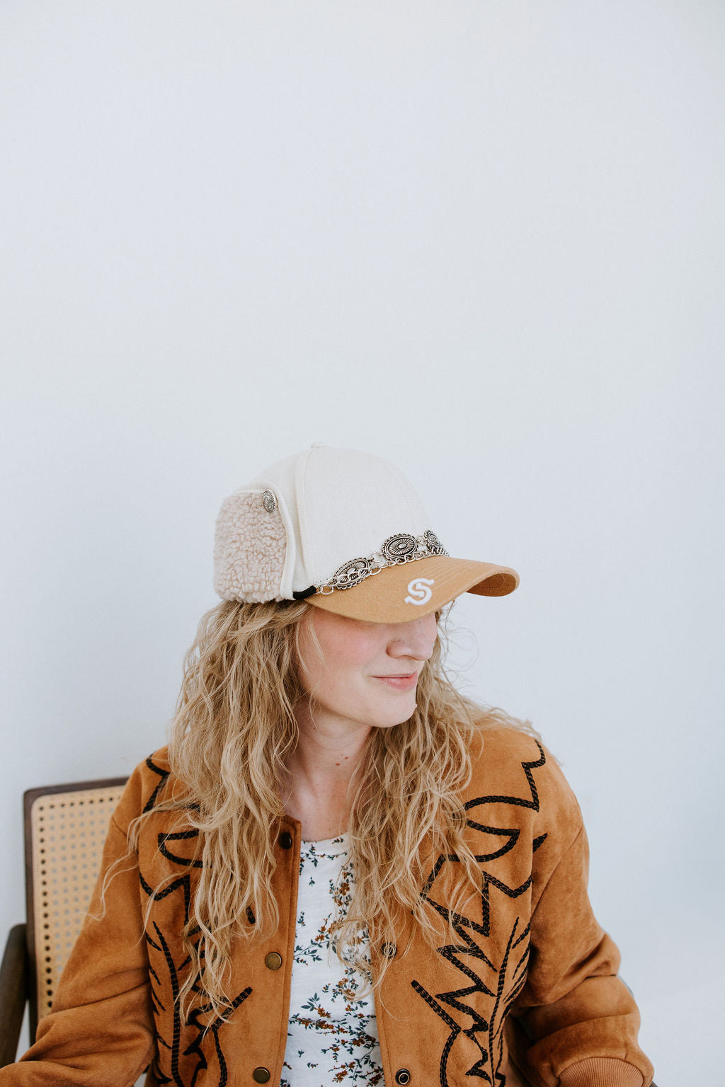 Prairie Pearl Earflap Trapper Hat