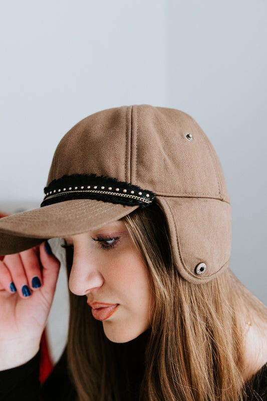 Nutbrown Saddle Earflap Hat