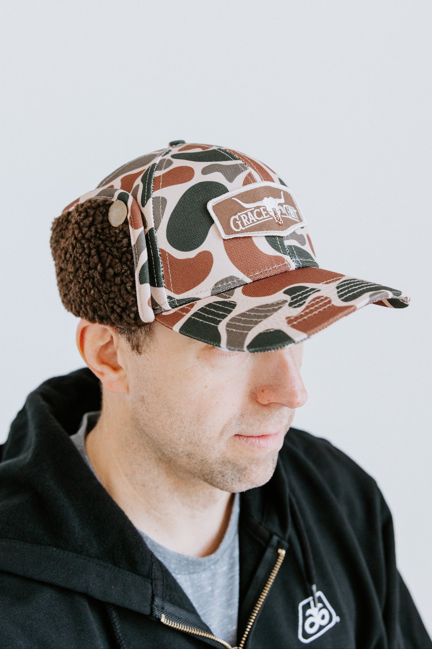 Back Forty Camo Trapper Hat- PRE-ORDER